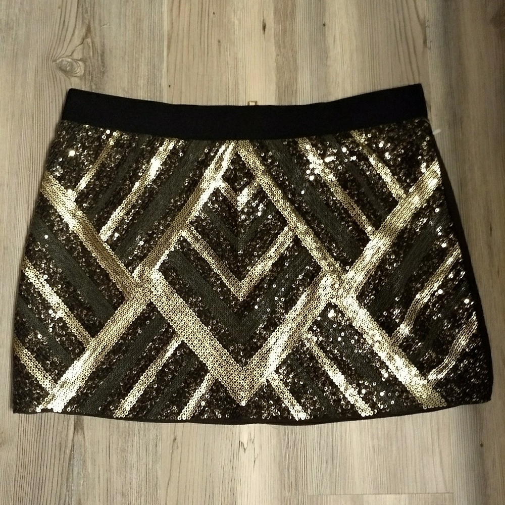 EUC Sequin Mini Skirt